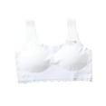 thumbnail image 1 of Girls Summer Outfits Training Bras for Tween Girls Seamless Sports Bras Soft Breathable Bras with Chest Pad Cropped Cami Underwear White 12Y, 1 of 3