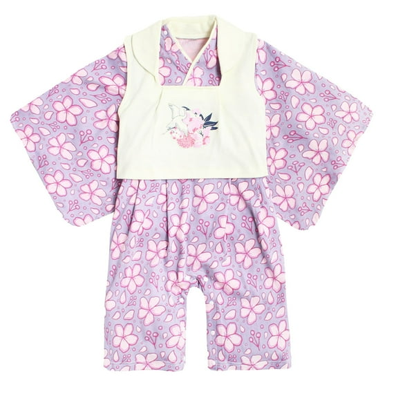 Girls Summer Outfits Trendy And Casual Long Sleeve Kimono With Print 1 2 Years Set Clothes