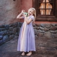 thumbnail image 1 of Summer Dress Princess Dress with Short Sleeve Cotton Halloween Dress up for 3-10 Years, 1 of 7