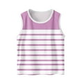 thumbnail image 1 of Girls Summer Tops Kids Crewneck Tank Tops Cute Striped Printed Sleeveless Shirt Blouse 3-15 Years, 1 of 3