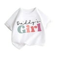 thumbnail image 1 of Girls Summer Tops Size 7/8 Short Sleeve Heart Graphic Tees Loose Fit Cotton Cute Blouses Fashion Casual Going Out Outfits, White, 12 Years, 1 of 7