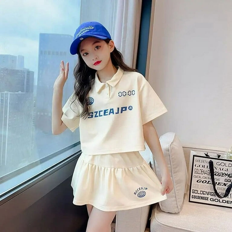 Clothes Streetwear Skirt Outfit Girls Summer Trend Casual Korean