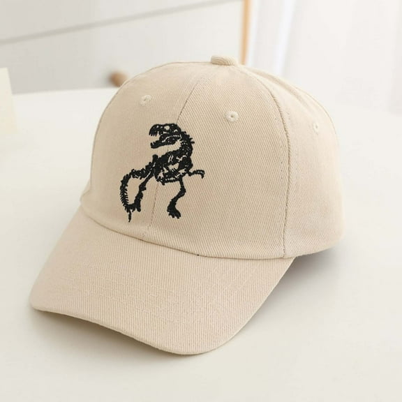 Girls Sun Hat Kids Toddler Boys Summer Adjustable Breathable Lightweight Baseball Cap with Digger Embroidered Sun Hats for Kids Khaki 2 Years-8 Years