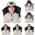 thumbnail image 1 of Girls Sun Hats 10 Year Olds Wide Brim Solar Fan Hat for Kids,Sun Hat with Solar Fan for Children Outdoor,Quick Drying Solar Powered Fan Caps, 1 of 8