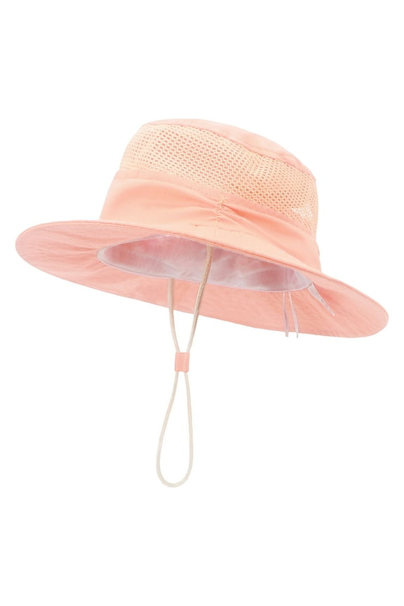 Girls Sun Hats for Kids Ages 4-8 Outdoor Wide Brim Solar Fan Hat for Kids Solar Powered Fan Caps Sun Protective Bucket Hat Children Solar Fan Fishing Hat