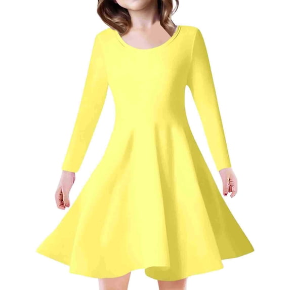 Girls Sundress Western Style Long Sleeved Small Floral Shawl Princess Style Girls' Tutu Dress For Girls Size 4-5T
