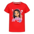 thumbnail image 1 of Girls Super Soft Short Sleeve T-Shirts Cute Anime Aphmaus Print Summer Tops Tees Graphic Blouse Birthday Gifts, 1 of 2