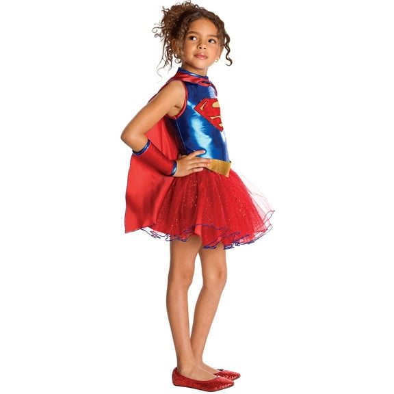 DC Comics Supergirl Tutu Costume for Kids by Rubies, Girls Small