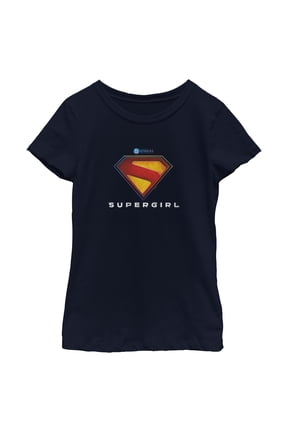 Girls Supergirl New Official Logo T Shirt