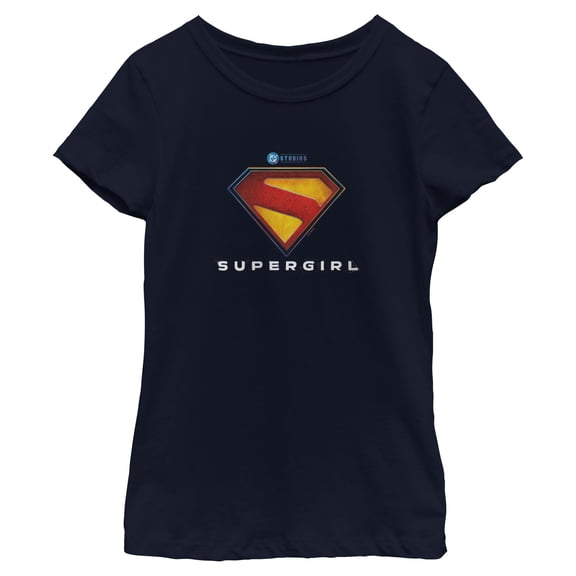 Girls Supergirl New Official Logo T Shirt