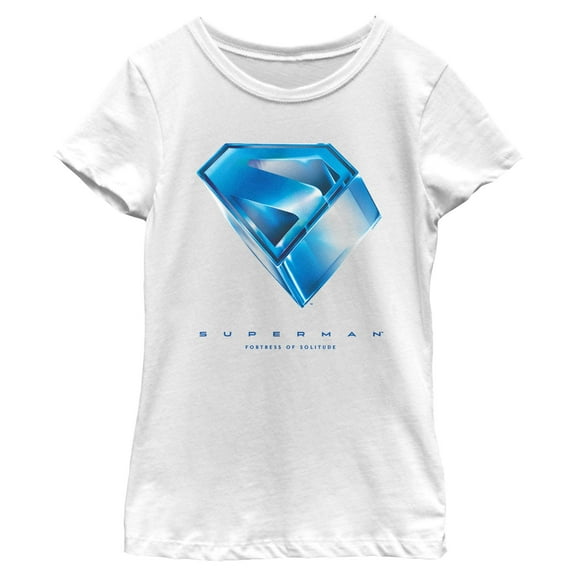 Girls Superman Fortress of Solitude Symbol T Shirt