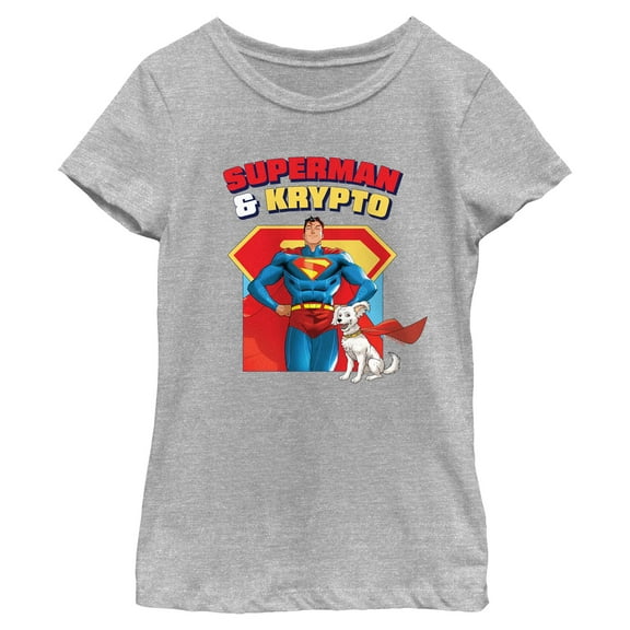 Girls Superman Krypto Duo T Shirt