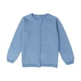 thumbnail image 1 of Girls Sweaters Baby Kids Cardigan Long Sleeve Kid Button Sweater Girl Crew Neck Cardigans Sweater for Comfort and Style, 1 of 2