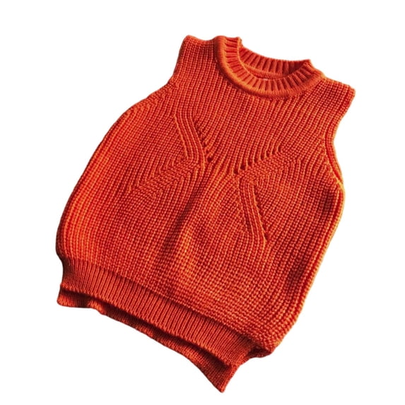 Girls Sweaters,Girls Vest Knit Sleeveless Soft Warm Winter Pullover Top Toddlers Kids Cozy Casual Wear Everyday Layering Piece,Boys Sweater,3-4 Years
