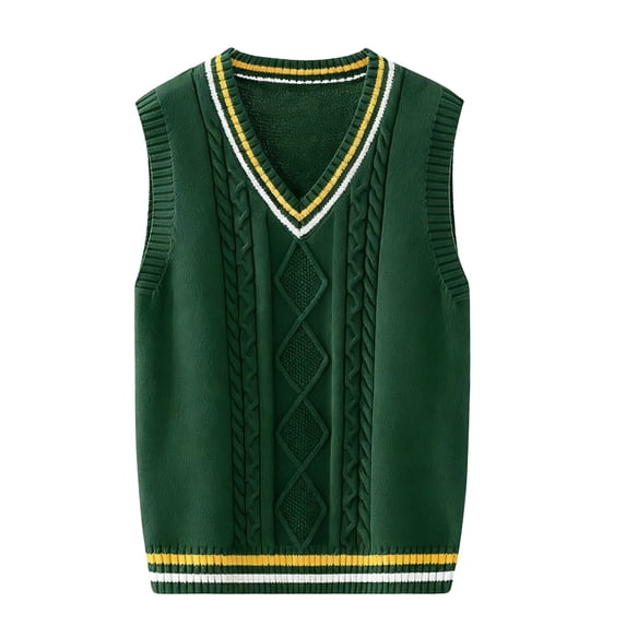 Girls Sweaters,Girls Vest Sweater Classic V Neck School Style Knit Cardigan Big Kids Comfortable Academic Pullover Girls Vest,Boys Sweater,4-5 Years