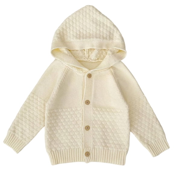 Girls Sweaters Toddler Hooded Cardigan Long Sleeve Knit Casual Wear for Baby and Ideal for Fall Winter Outfits