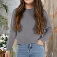 thumbnail image 1 of Girls Sweaters for Toddlers Soft Knit Cardigan Pure Color Baby Sweater Jacket Outerwear Cozy Warm Winter Top for Girl Sweaters with Zipper Baby Girl Jackets Girls Knitted Cardigan Baby Girl, 1 of 3