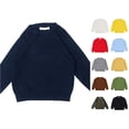 thumbnail image 1 of Girls Sweaters for Kidss Soft Knit Cardigan Pure Color Baby Sweater Jacket Outerwear Cozy Warm Winter Top for 2t Hoodie 8-9 Years, 1 of 4