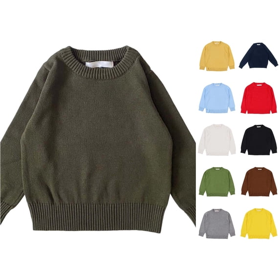 Girls Sweaters for Toddlers Soft Knit Cardigan Pure Color Baby Sweater Jacket Outerwear Cozy Warm Winter Top for 2t Hoodie 12-18 Months