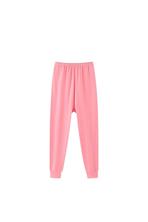 Girls Sweatpants Comfort Cotton Active Joggers Trouser Pants for Kids Boy Girl Pull-on Lounge Pant (12 Years, Pink)