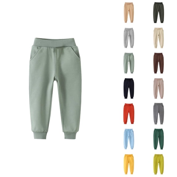 Girls Sweatpants Girls Lounge Pants Girls Pants - Long Sports Elastic Pants for Girls - Comfortable Autumn Winter Style Children's Trousers for Active Play