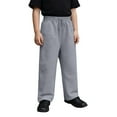 thumbnail image 1 of Girls Sweatpants Grey Sweatpants for Girls Basic Boys Athletic Pants Wide Leg Pants with Pocket Pants for Boys 6-7 Years, 1 of 9