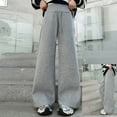 thumbnail image 1 of Girls Sweatpants Jogger Pants for Girls with Pockets Drawstring Casual Pants Grey Sweatpants Boys Athletic Pants Size 13-14 Years, 1 of 7