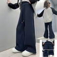 thumbnail image 1 of Boys Sweatpants Boys' Athletic Pants with Pockets Drawstring Trousers Navy Boys SweatPants for Boys 11-12 Years, 1 of 8
