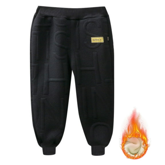 Girls Sweatpants Joggers for Girls Toddler Kids Baby Girls Boys Pants Athletic Active Jogger Pants Sweatpants Lined Winter Warm Long Bottoms Trousers