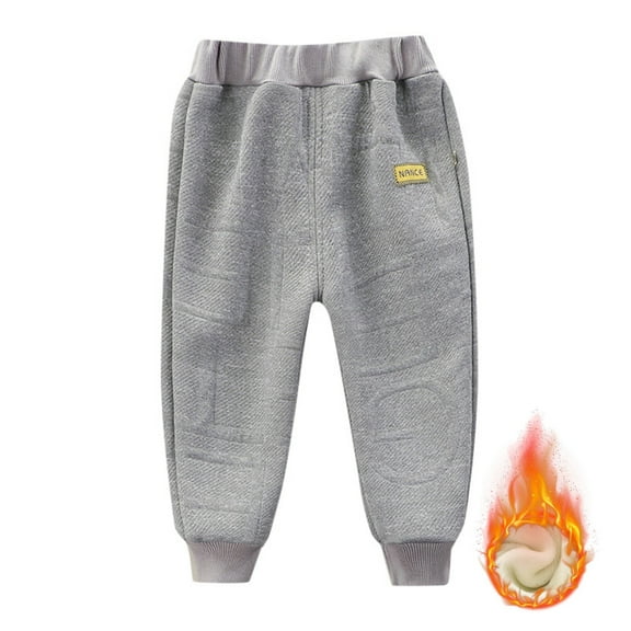 Girls Sweatpants Joggers for Girls Toddler Kids Baby Girls Boys Pants Athletic Active Jogger Pants Sweatpants Lined Winter Warm Long Bottoms Trousers
