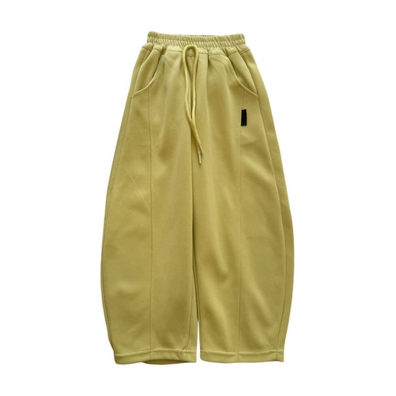 Girls Sweatpants Pants for Teen Girls Children's Spring And Summer Solid Color Casual Pants Comfortable Straight Through Sport Pants for Both Boys And Girls