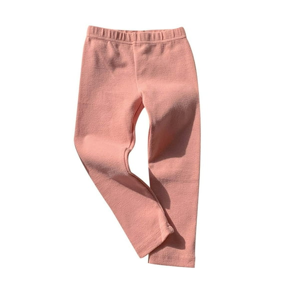 Girls Sweatpants,Stylish High Waist Stretch Leggings for Girls Soft Comfortable Everyday Wear Toddler Play Pants,Girls Pants,Pink,4-5 Years