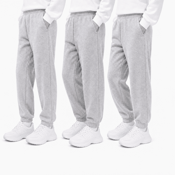 Girls Sweatpants Toddler 3 Pack Casual Active Jogger Pants Kids Clothing For Sizes 10-12