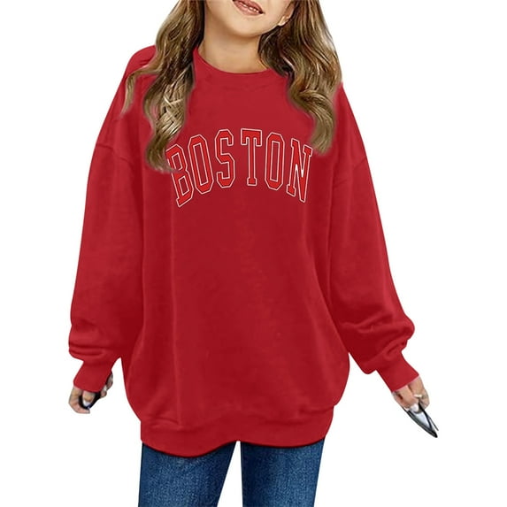 Girls Clothes Sweatshirts No Hood Freedom Sweatshirt Cute Pattern Print Aesthetic Print Casual Pullover Sweatshirts Cute Sweatshirts for Girls Trendy
