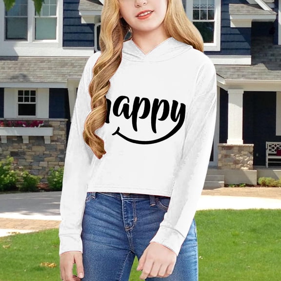 Girls Sweatshirt Teen Hoodies Long Sleeve Graphic Top Printed Cool Casual Pullover Hooded for Boys Girls Long Sleeve Graphic Top Sweatshirts for Women Loose Fit