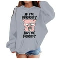 thumbnail image 1 of Girls Sweatshirts Patterned Crewneck Cotton Trendy Preppy Hooded Oversized Long Sleeve Shirts Clothes for Girls, 7 Years, 1 of 6