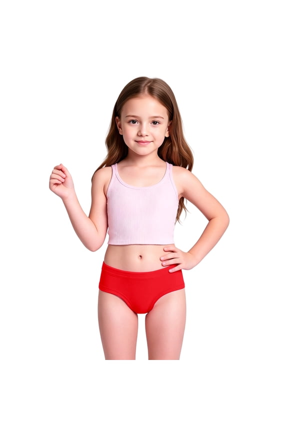 Girls Swim Bikini Bottoms with Fully Lined, UPF 50+ Sun Protection Swimsuit Soft Quick-Dry for Beach Pool