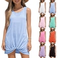 thumbnail image 1 of Girls Swim Cover Up UV Protection Sleeveless Swimsuit Coverup Beach Dress Summer Quick Dry, 1 of 4