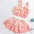 thumbnail image 1 of Swimsuit Girls with Shorts Girls Two Pieces Swimsuit Toddler Bathing Suits for Kids Girl 6-7 Years, 1 of 4