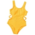 thumbnail image 1 of Girls Swimsuit 1 PC Swimsuit Kids Bathing Suits for Girls 8-9 Years, 1 of 5