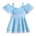 thumbnail image 1 of Girls Swimsuit 1 Piece With Chest Pad Dress Swimwear Girls Bathing Suit,Size 12 Years-14 Years, 1 of 9
