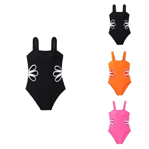Girls Swimsuit Adjustable Straps Out Bathing Suit Girls' Swimwear