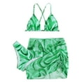 thumbnail image 1 of Girls Swimsuit Baby 3 Piece Swimsuits Prints Bikini Bathing Suit Briefs Bikini Beach Swimwear Set Baby Bathing Suit Girl,Size 9 Years-11 Years, 1 of 7