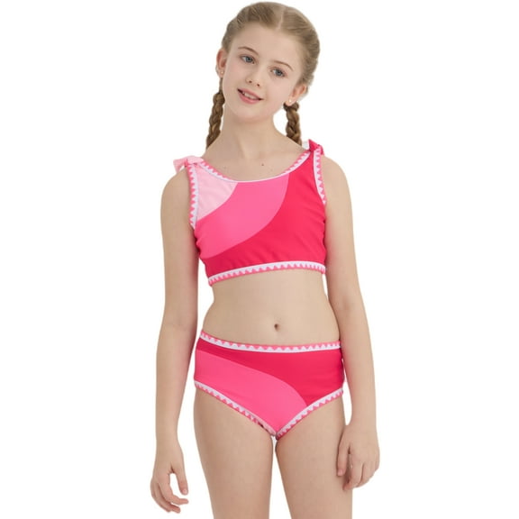 Ardorlove Girls Swimsuit Bathing Suits Two Piece Bikini Sets Kids Girls' Swimwear Bathing Suit 3-10T