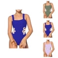 thumbnail image 1 of Girls Swimsuit Bathing Suits for Girls Swimwear for Girls Lace Up Beach Style UPF 50+ Sun Straps Adjustable for 7 12 Years Old Ocean Pool Summer, 1 of 6