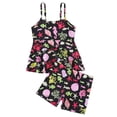 thumbnail image 1 of Girls Swimsuit Cutout Bathing Suit Two Piece Swimsuits for Teen Girls Tankini Swimwear Set High Waisted 11-15 Years,Black, 1 of 6