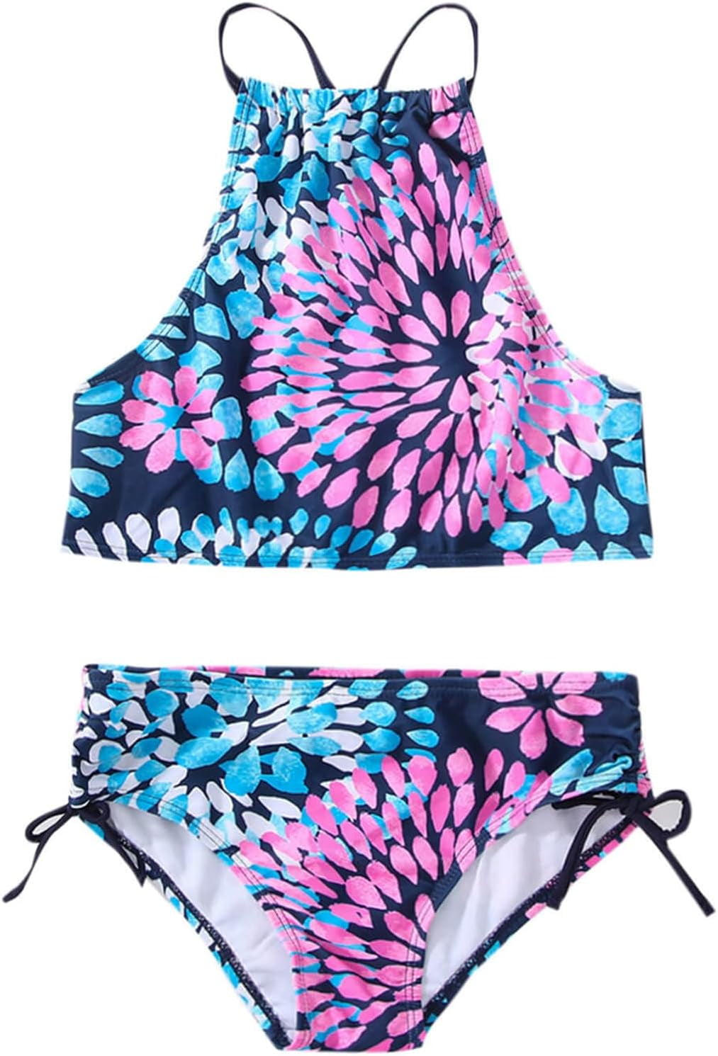 Girls Swimsuit Kids Two Piece Bathing Suit Toddler Swimwear Bikini ...