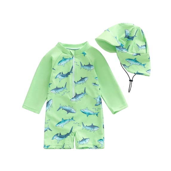 Girls Swimsuit One Piece, Bathing Suits for Bikini Rash Guard Swimwear Quick Dry Kids Sunsuits Swimwear Set Cute Beach Swimwear for Girls