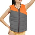 thumbnail image 1 of Girls Swimsuit,Plus Size Buoyancy Vest High Flotation Fishing Life Jacket for Adults and Kids Portable for Swimming Boating and Water Fun,Swimsuit,Grey,M, 1 of 8