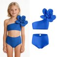 thumbnail image 1 of Girls Swimsuit Quick Dry 2 Piece Bathing Suit with Chest Pad Girls Swim Suit 4-5 Years, 1 of 6